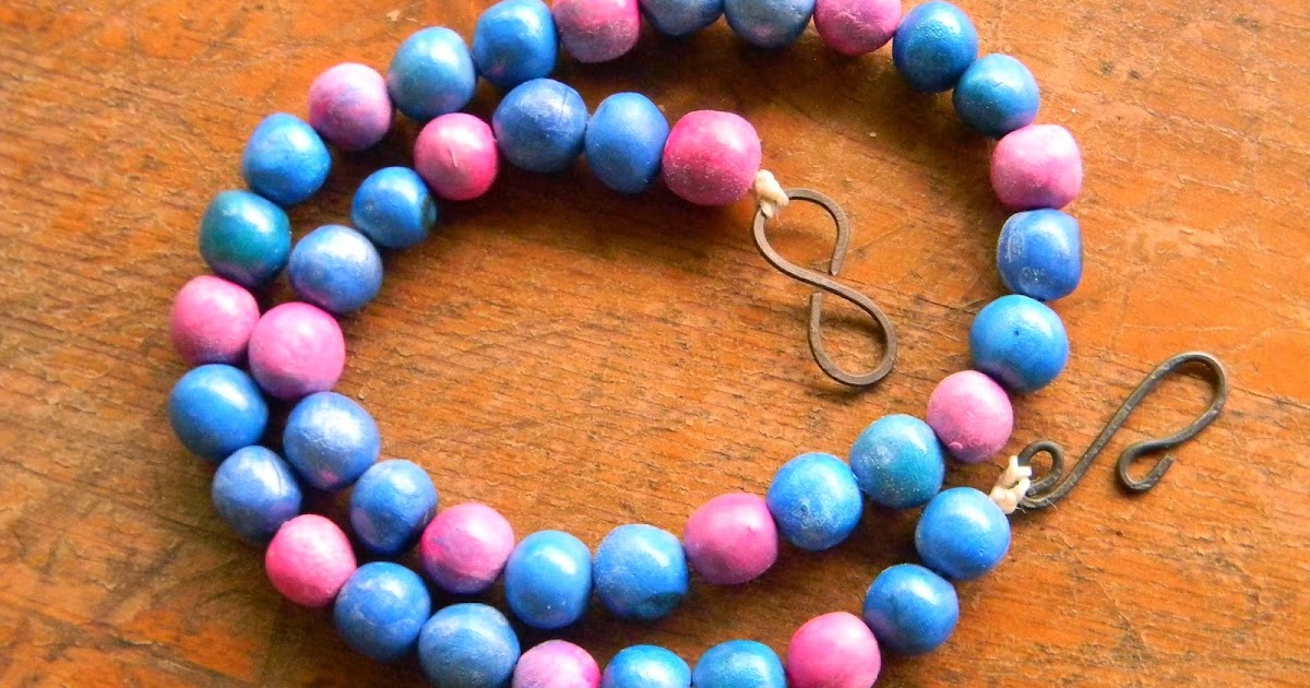 Artistic Endeavors 101 Blue and Pink Wrap Bracelet