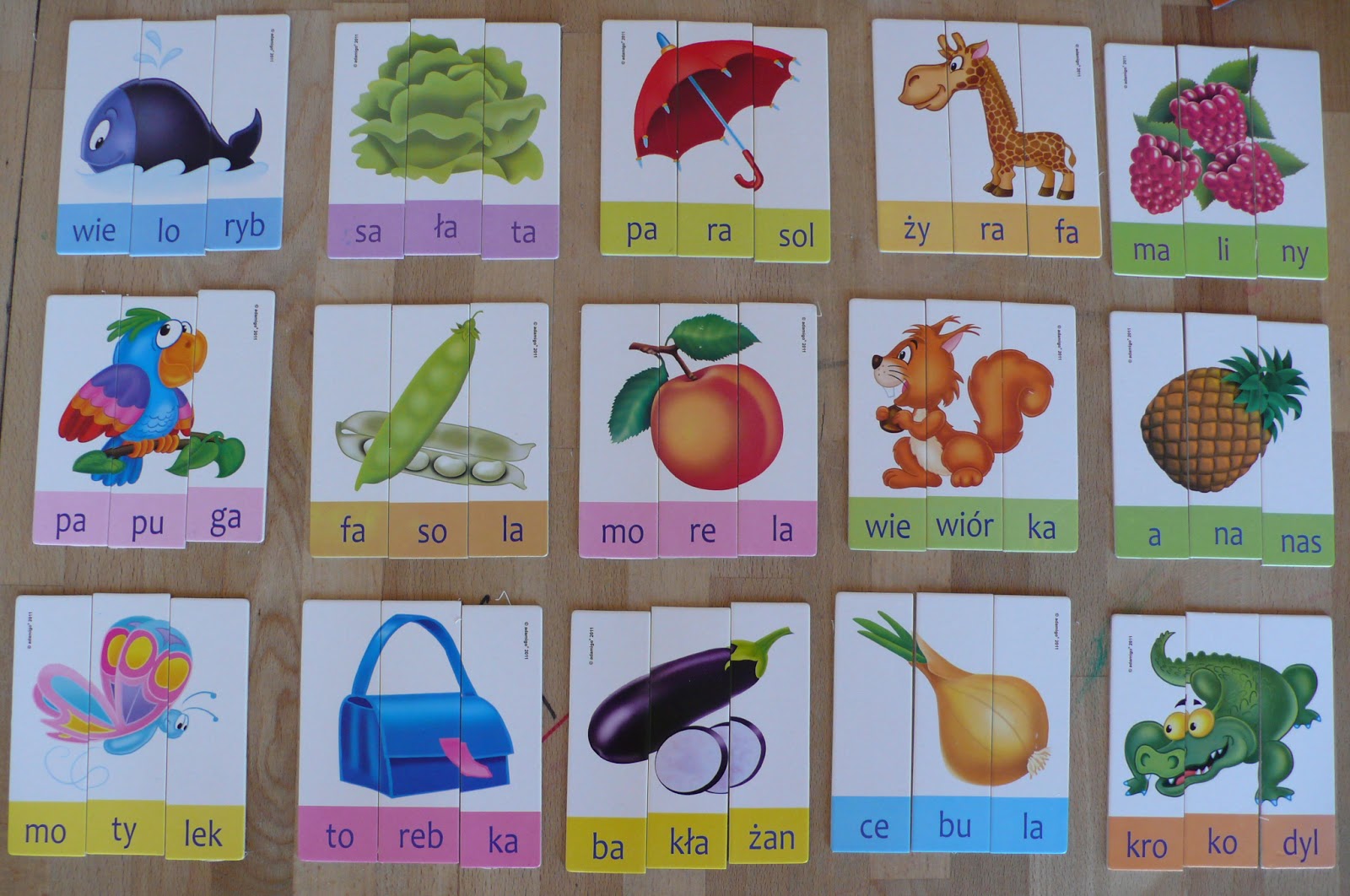 Edu domowa szkoła życia Litery, sylaby, wyrazy prezentacja gry