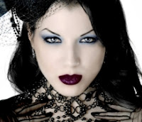 макияж женщины вамп
