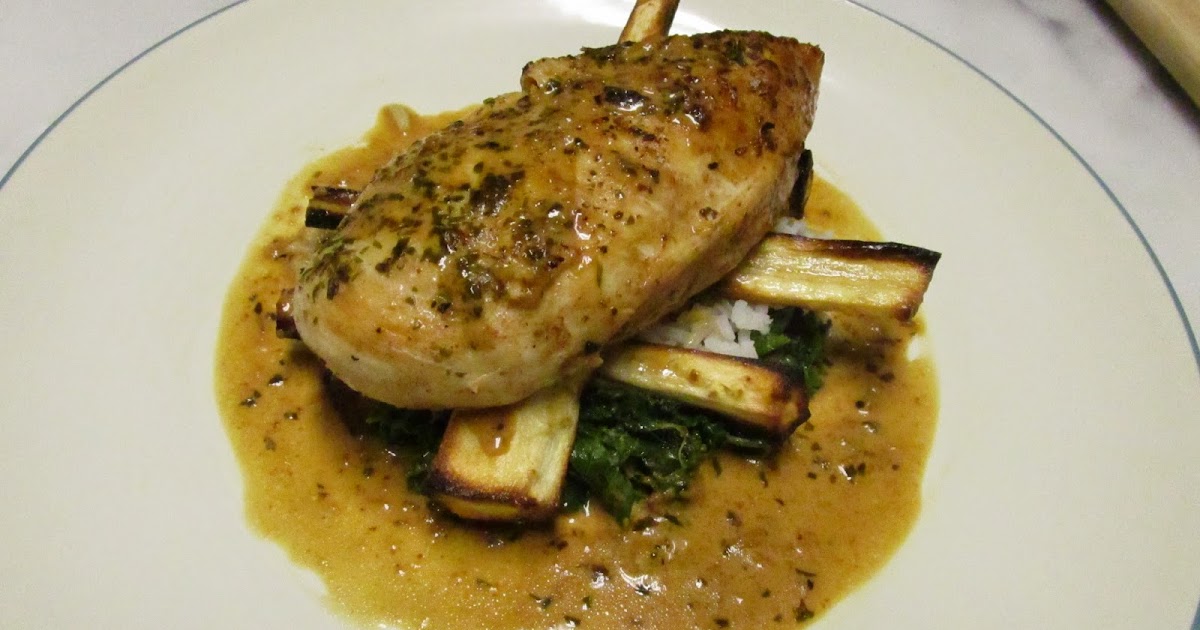 Raving, Hot Cuisine Chicken Tarragon with Lemon Kale, Roasted Parsnips