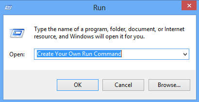 How to create your own run commands?  Crete+your+own
