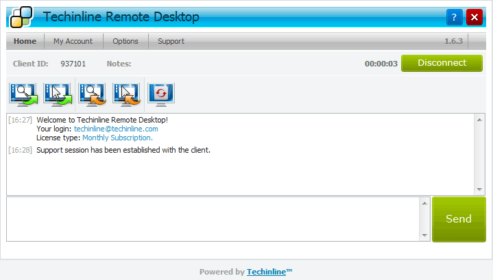 Techinline - Browser Based Remote Desktop Software