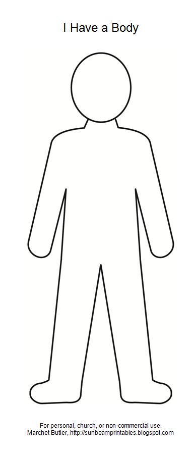 a body outline