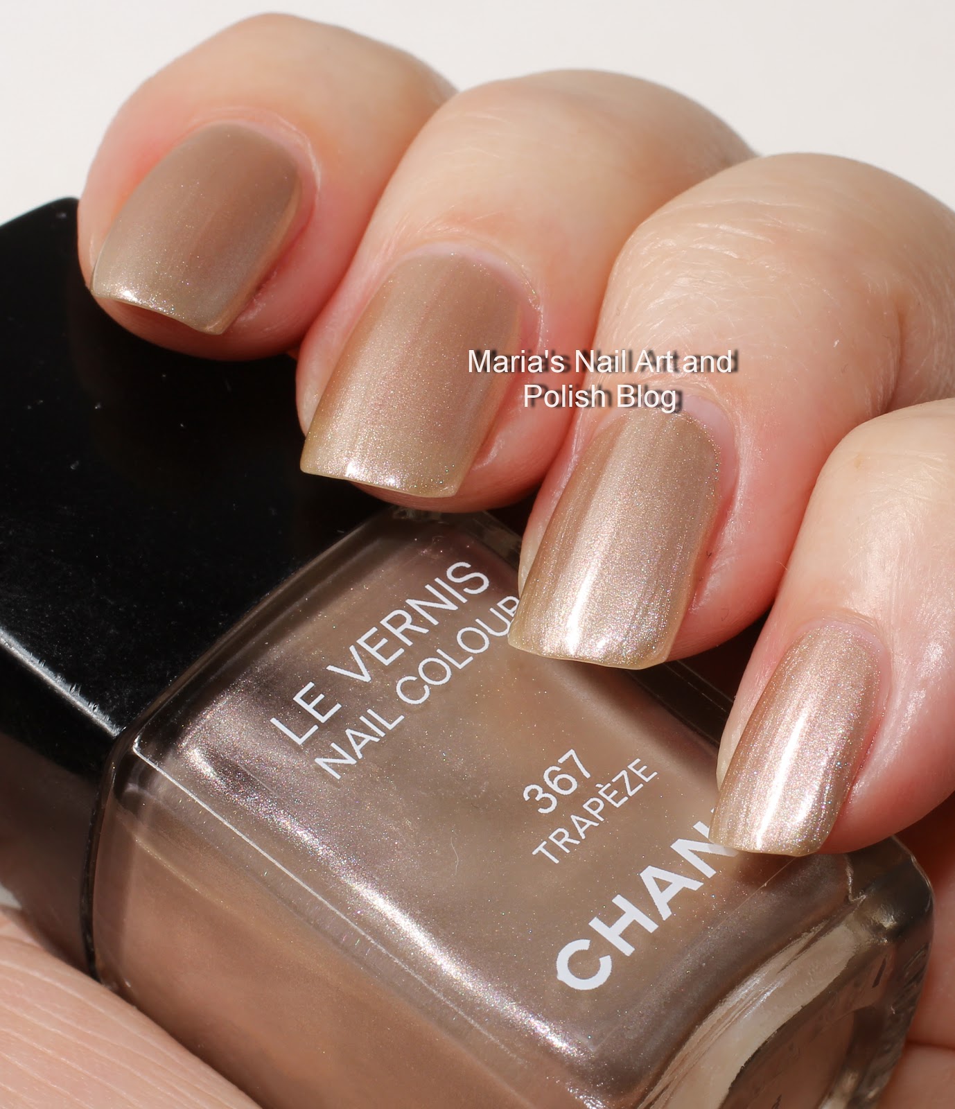 Marias Nail Art and Polish Blog Chanel Trapeze 367, Golden Cage