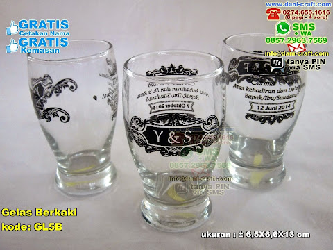 Gelas Berkaki Gelas Beling