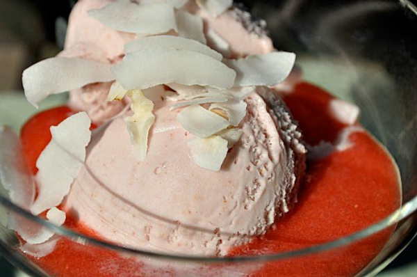 Dreamy Vegan Strawberry Ice Cream - Kim's Welcoming Kitchen