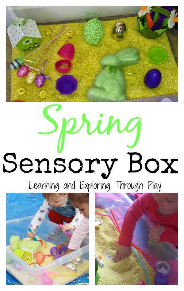 Learning and Exploring Through Play Spring Sensory Box