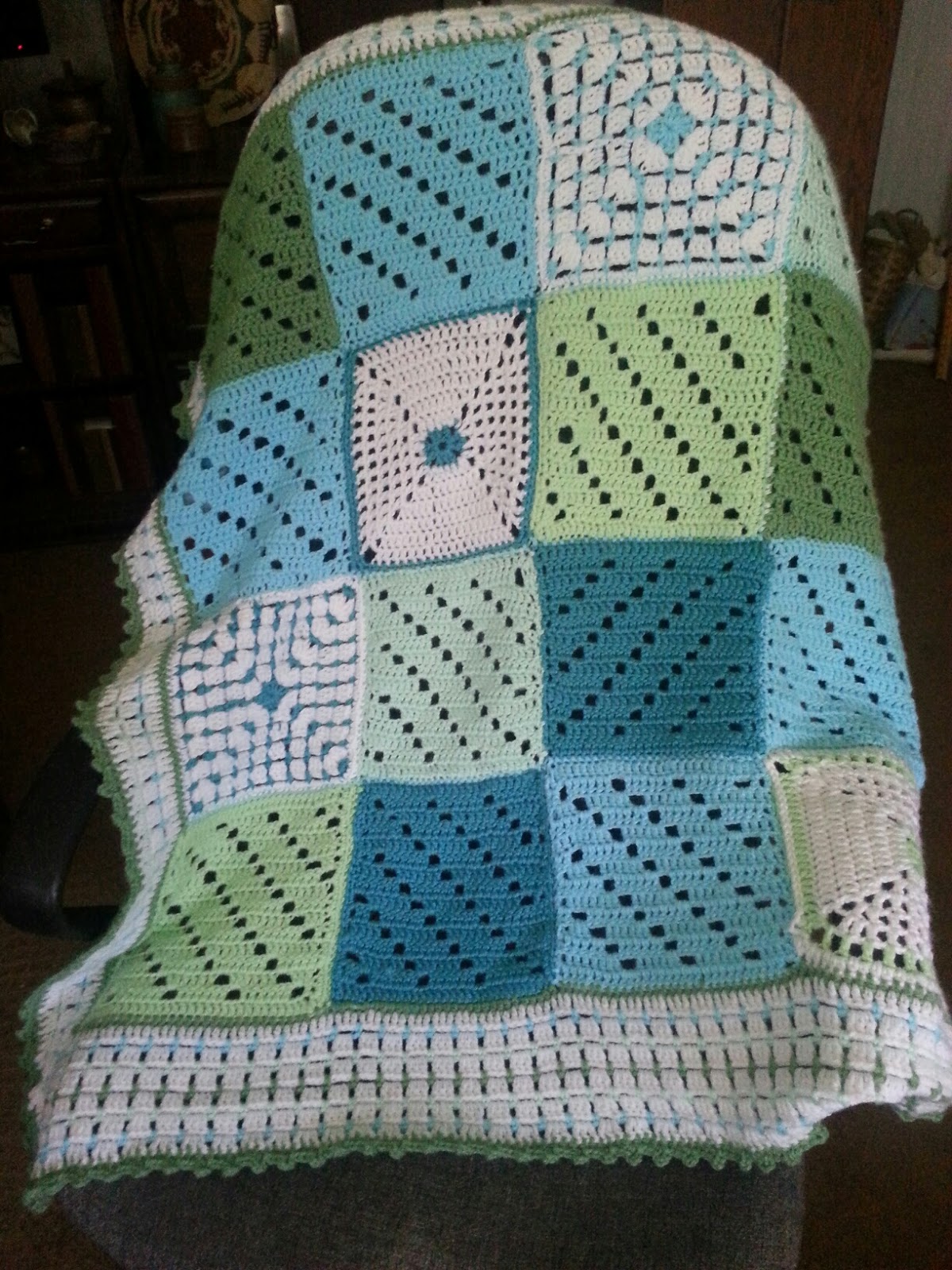 Yarns Lap Blanket and Baby Blanket