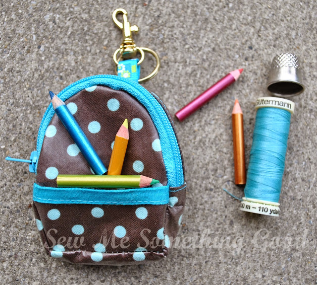 Sew Me Something Good Make a Mini Back Pack Coin Purse and Key Chain