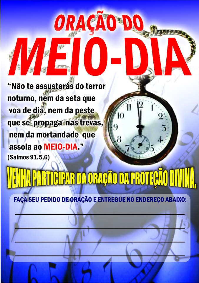 Oração Do Meio Dia Para O Amor Frases FJU-PA: FOLHETO ORAÇÃO DO MEIO - DIA