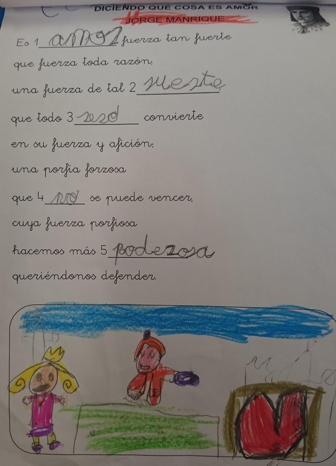 Soñando sonrisas...: Línea del tiempo (Jorge Manrique)