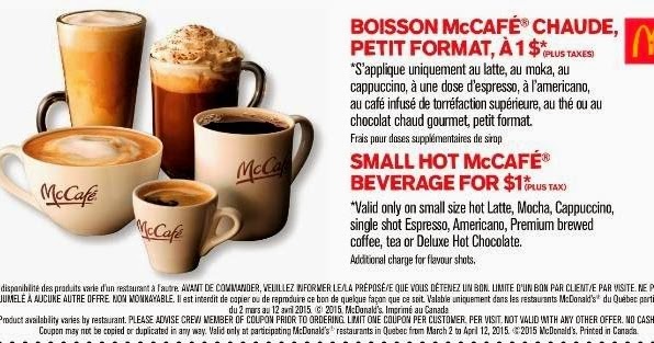 Mcdonalds coupons au