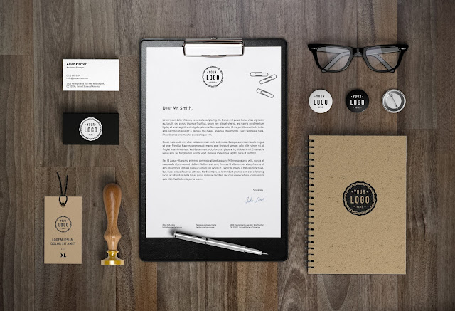 mockup Identidad corporativa - gratis