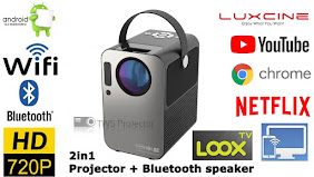 LED Projector Luxcine L28 HD Android6.0 Wifi (2in 1 )1280X720 (HD) 2500 Lumens 3,499 บาท