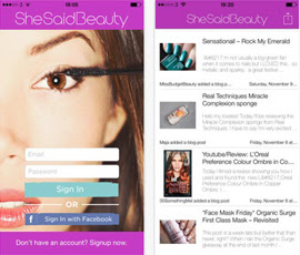 SheSaidBeauty launches iPhone App