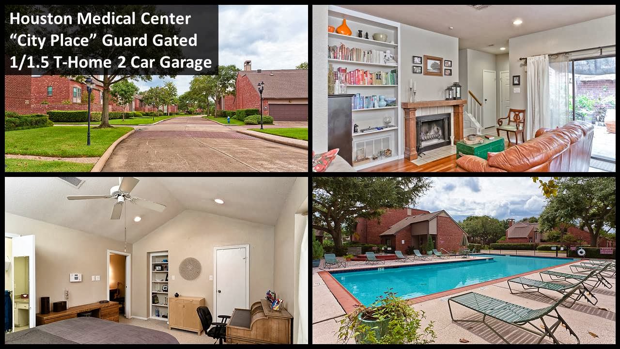 Houston Med Center Townhome for Sale,City Place Townhomes,Houston Inner