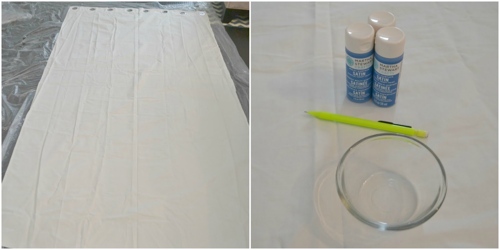 How to Paint Curtains Painted Jumbo Polkadot Curtains Kid Bedroom