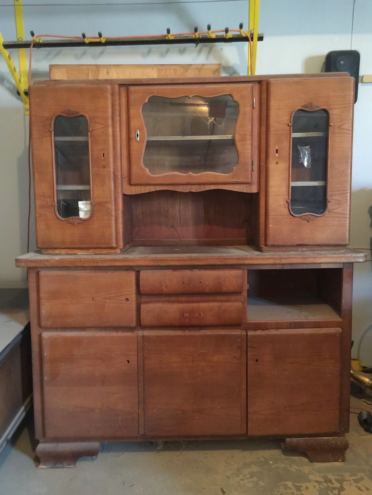 Start at Home Restored German Hutch