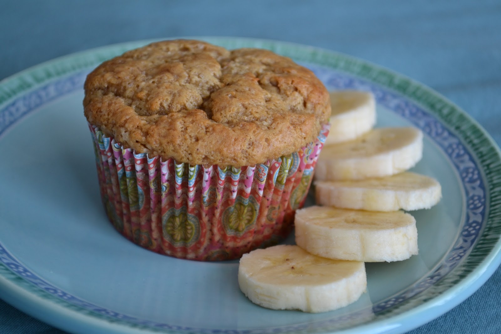 Growing Up Veg Banana Nut Butter Flax Muffins (No added fat)