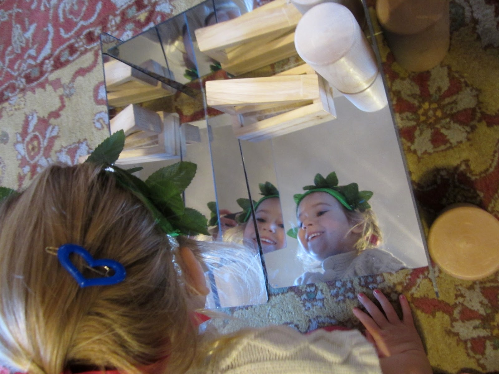art and soul preschool Mirror Play