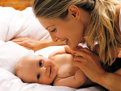 Cute Baby and Mother Cute Baby and Mother