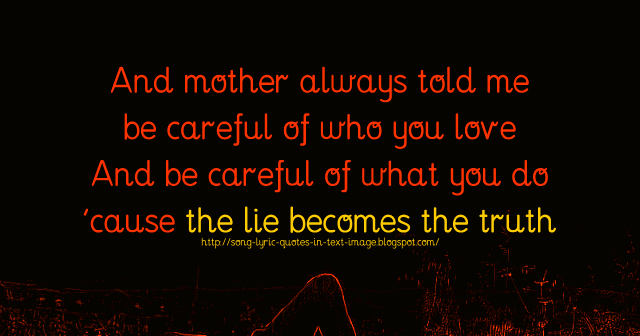 Song Lyric Quotes In Text Image Michael Jackson Song Quote Image Billie Jean