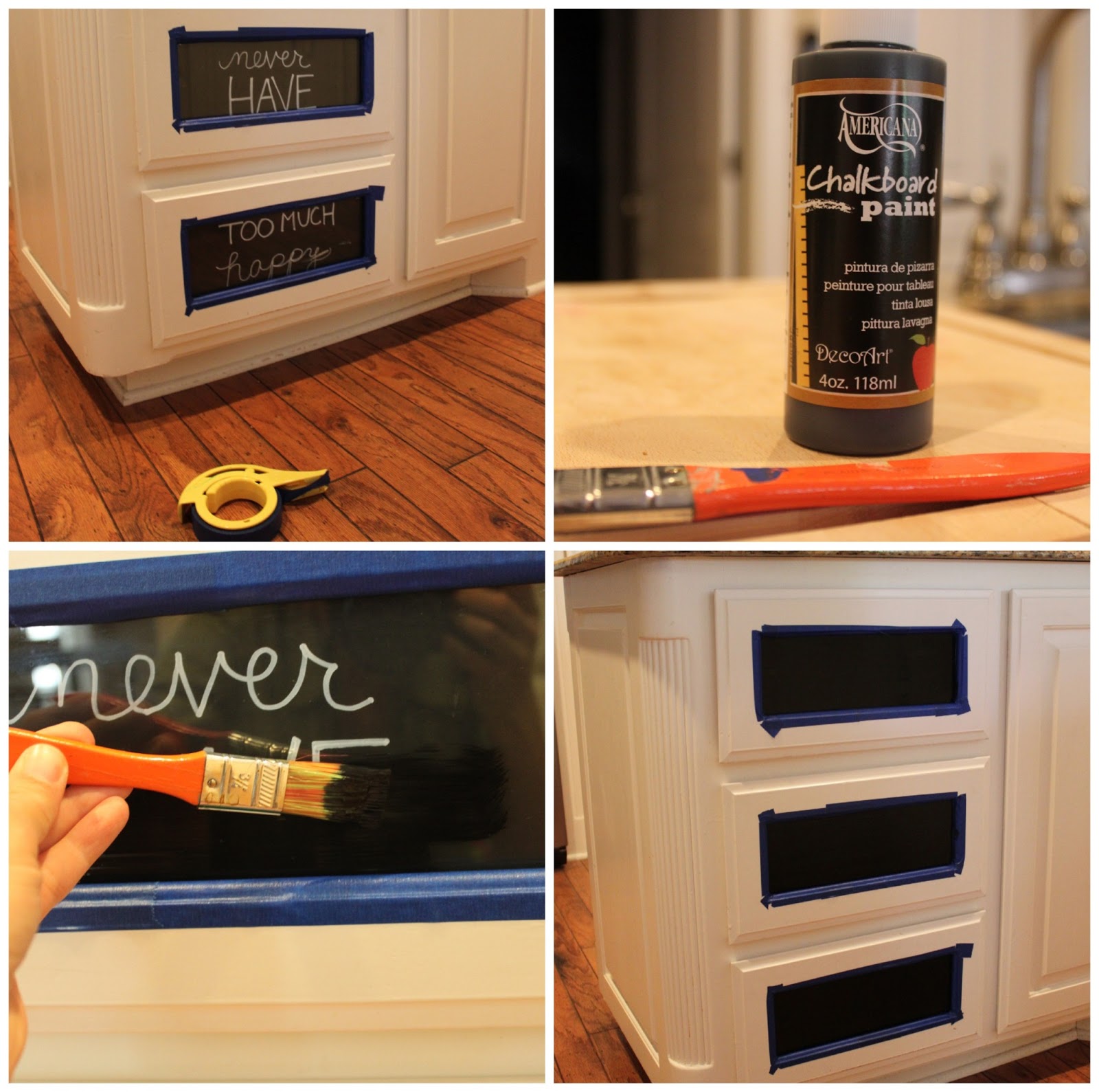 Crafty Texas Girls Crafty HowTo Door Chalkboards, TWO Ways