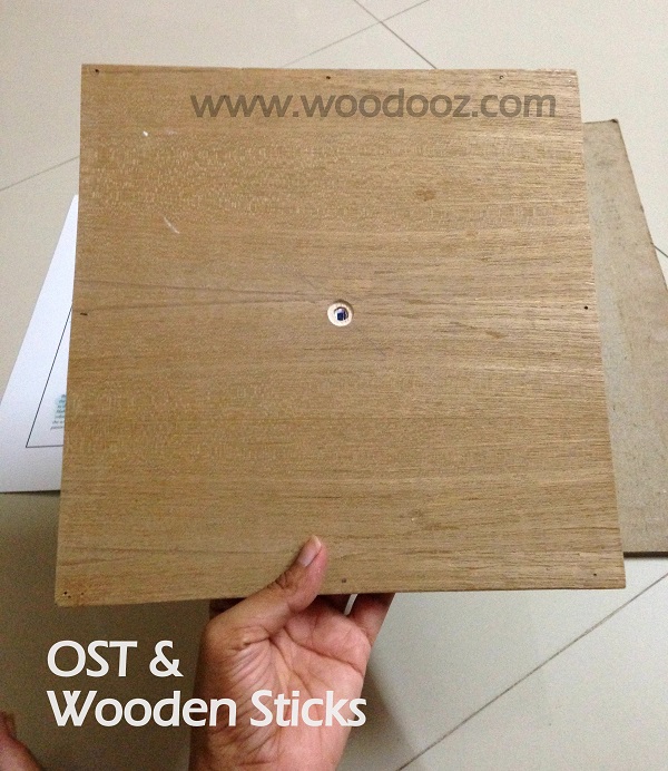 OST Clock base Wooden sticks and OST