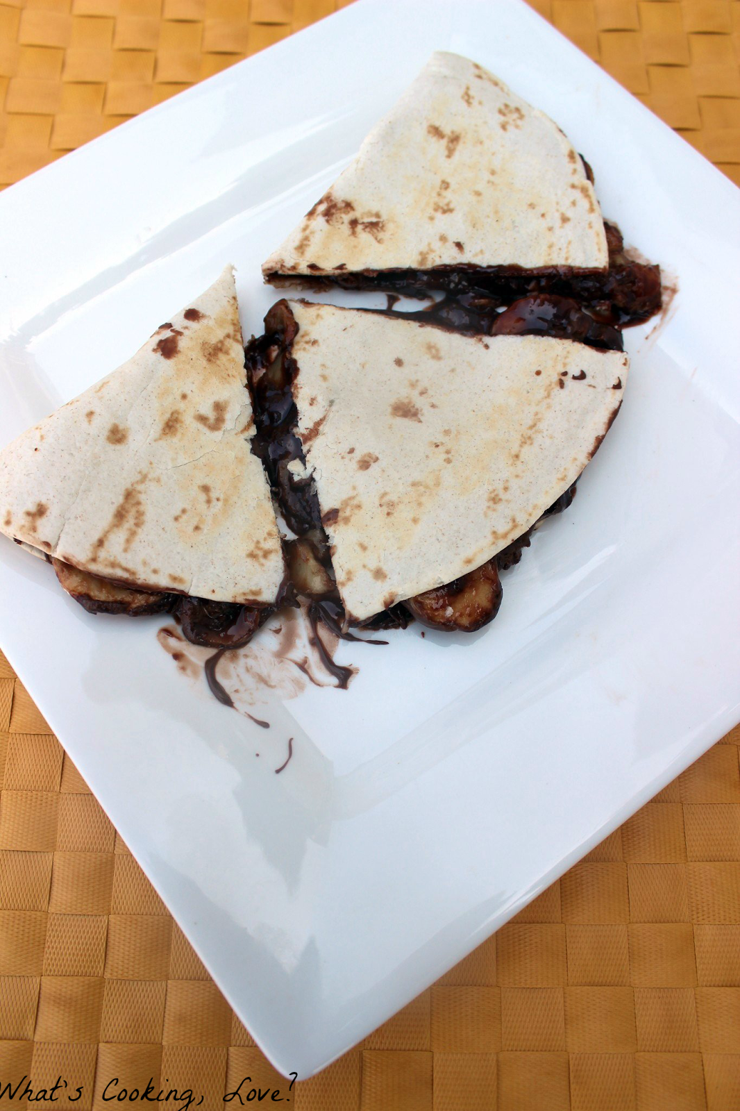 Nutella Banana Quesadilla Whats Cooking Love?