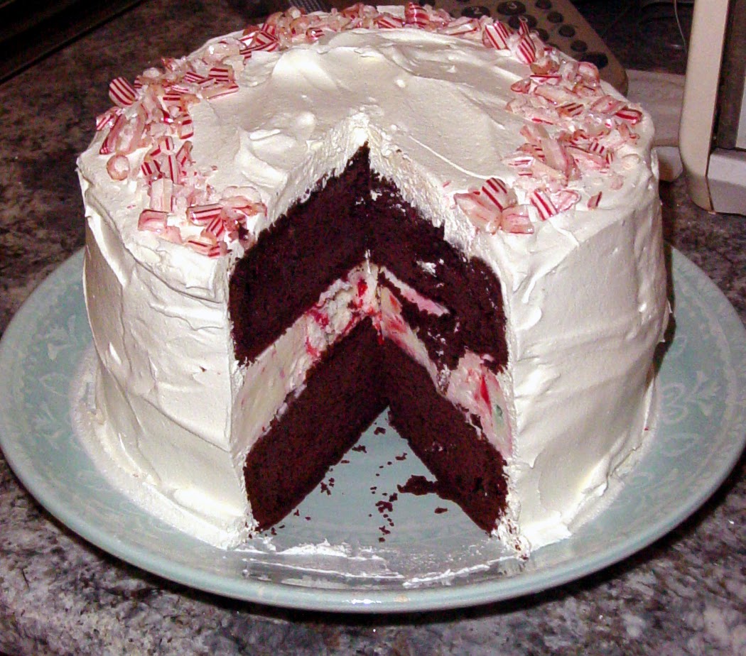 Culturally Confused Cooking Light Peppermint Ice Cream Cake