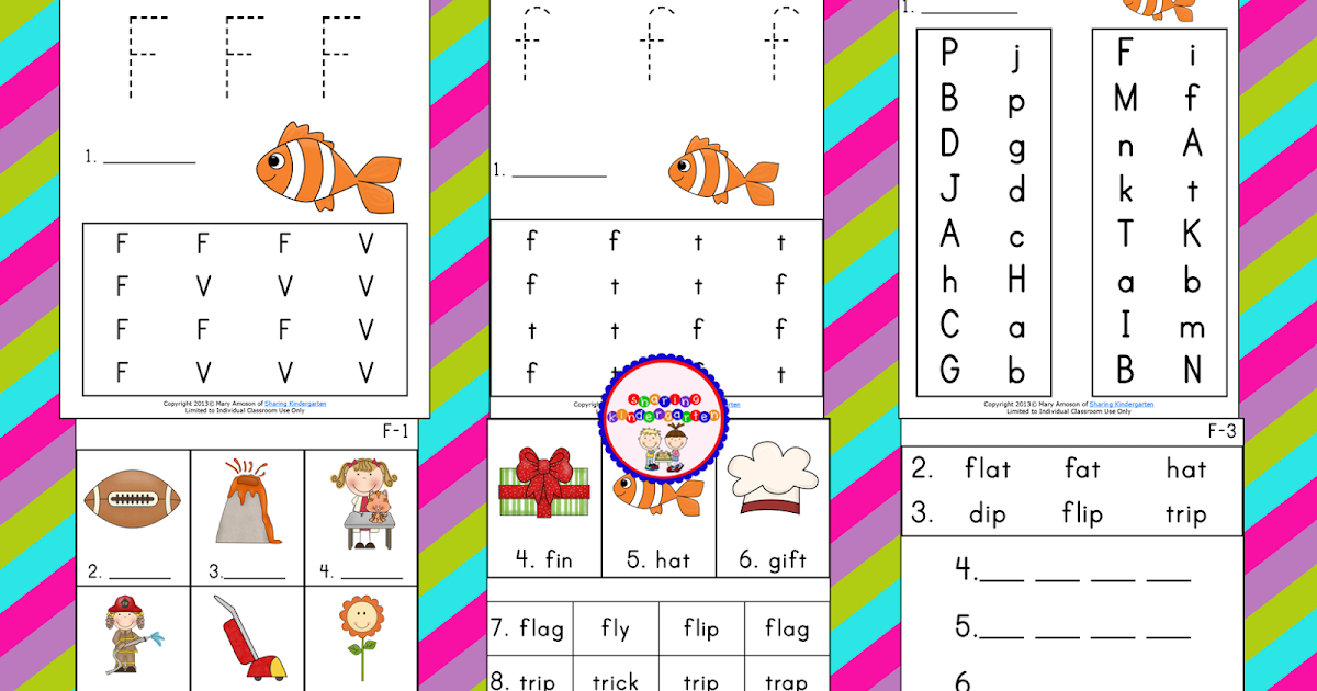 Classroom Freebies: Letter Ff Activities