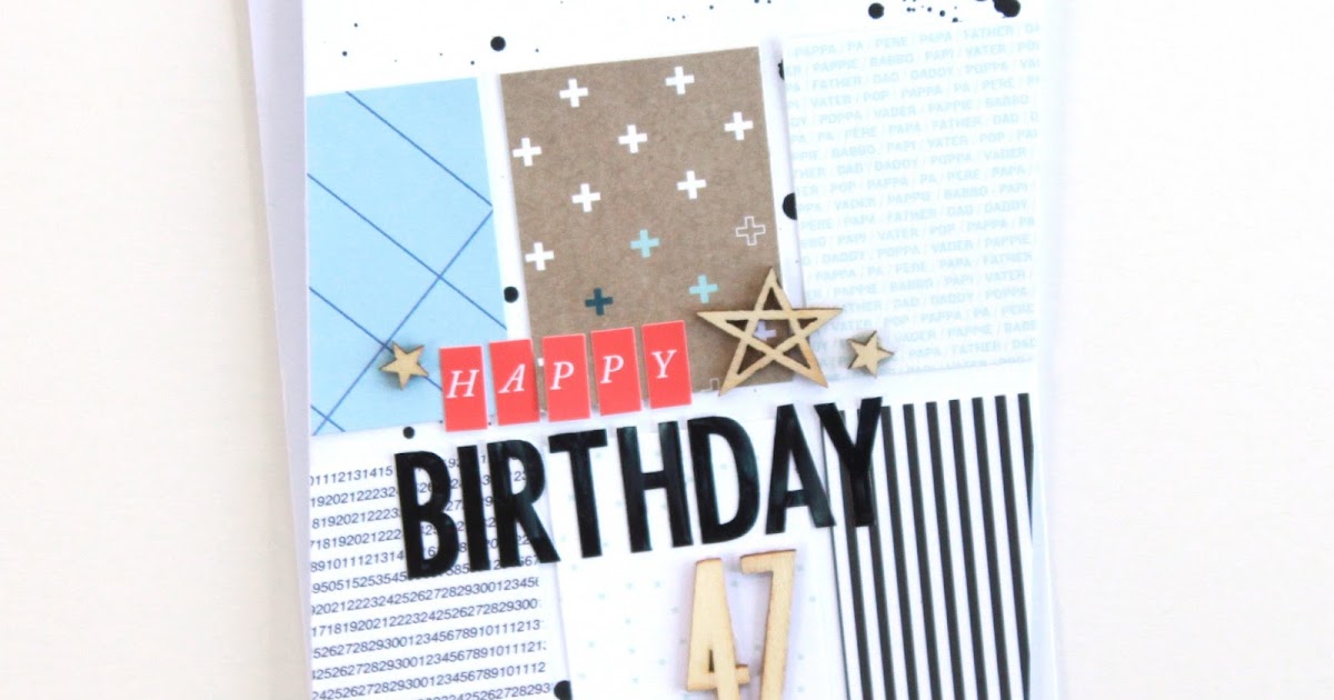 Crafty Scrapbooker Birthday Card