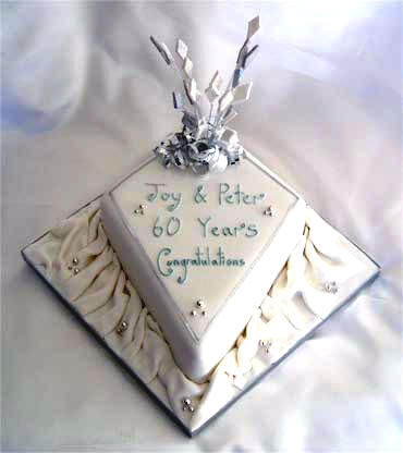 Diamond Anniversary Cake Sweet Cakes