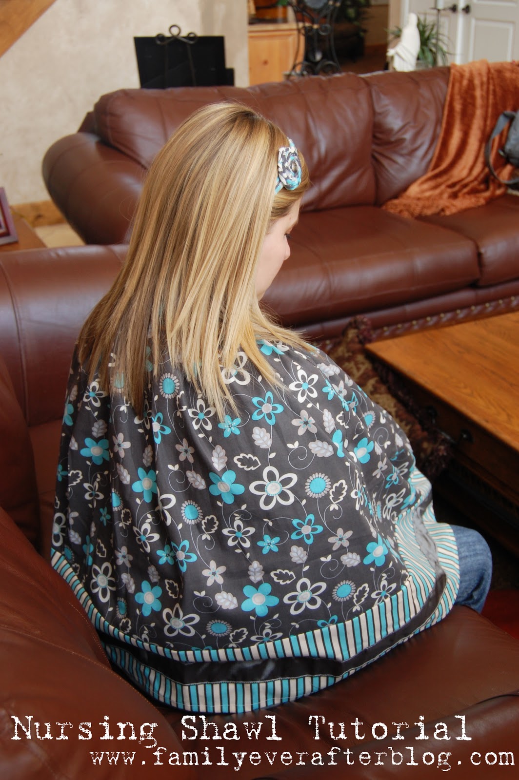 Make a Nursing Cover {HOWTO} I Heart Nap Time