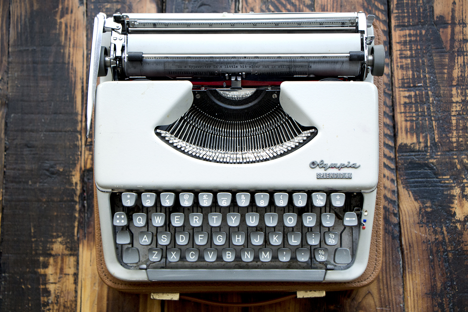 Chi Chi Dee Handmade Typewriter Love