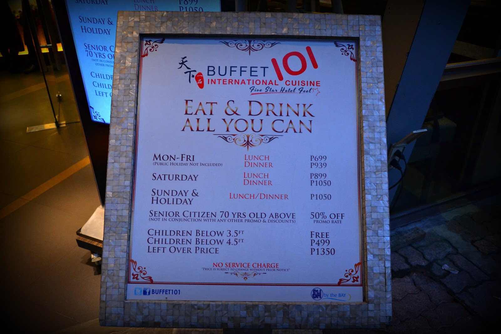Foodtrip Buffet 101 International Cuisine (MOA)