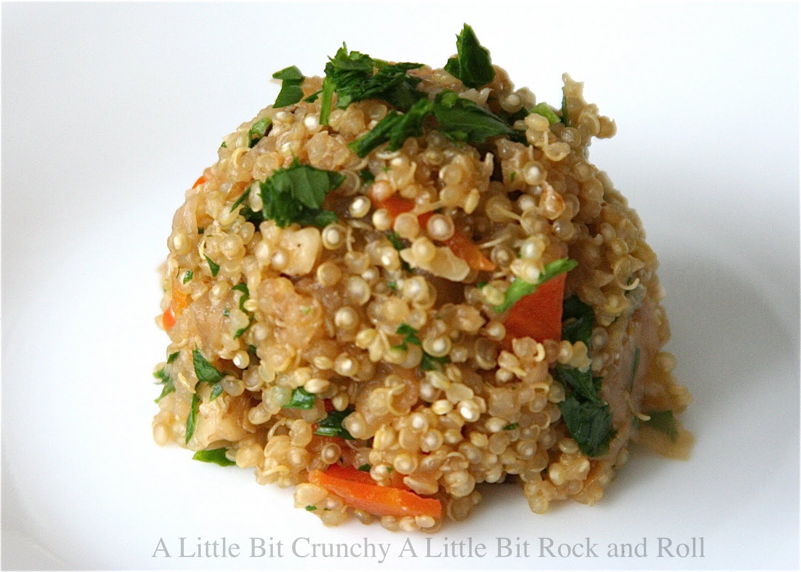A Little Bit Crunchy A Little Bit Rock and Roll Quinoa with