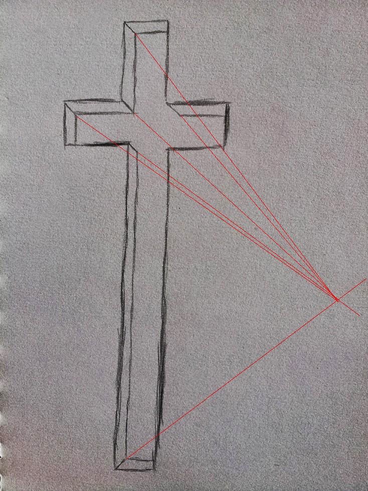 Cross, optical illusion, or not?