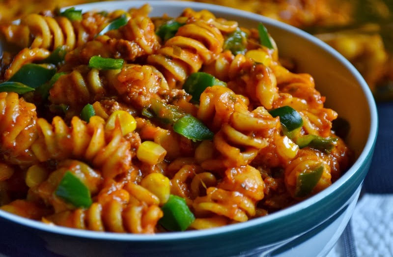 For the Love of Dessert Enchilada PastaBake