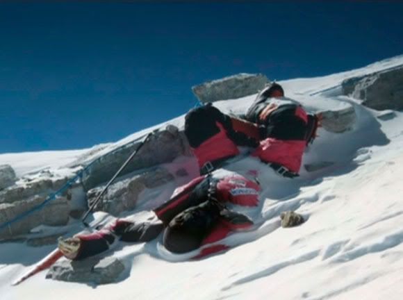 the top of Mount Everest.