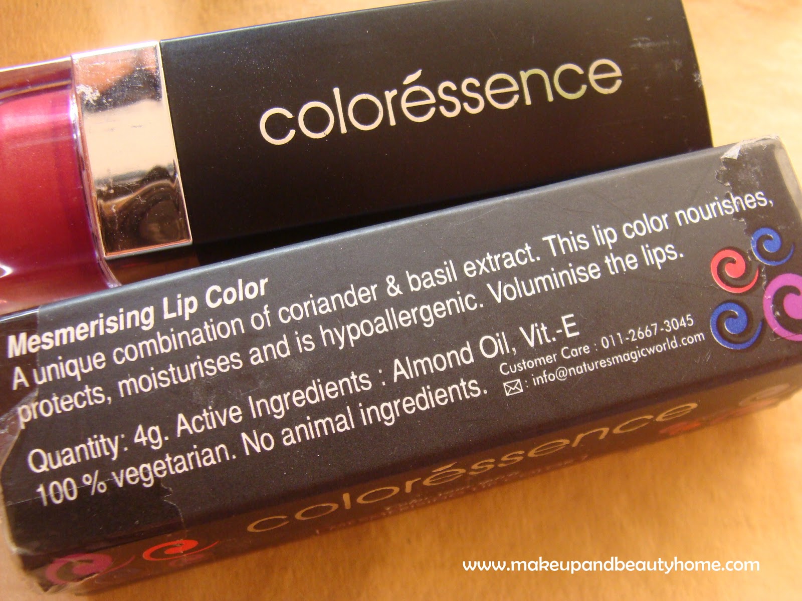 Coloressence Mesmerising Lip Color No.45 Back to Basics Review & Swatches