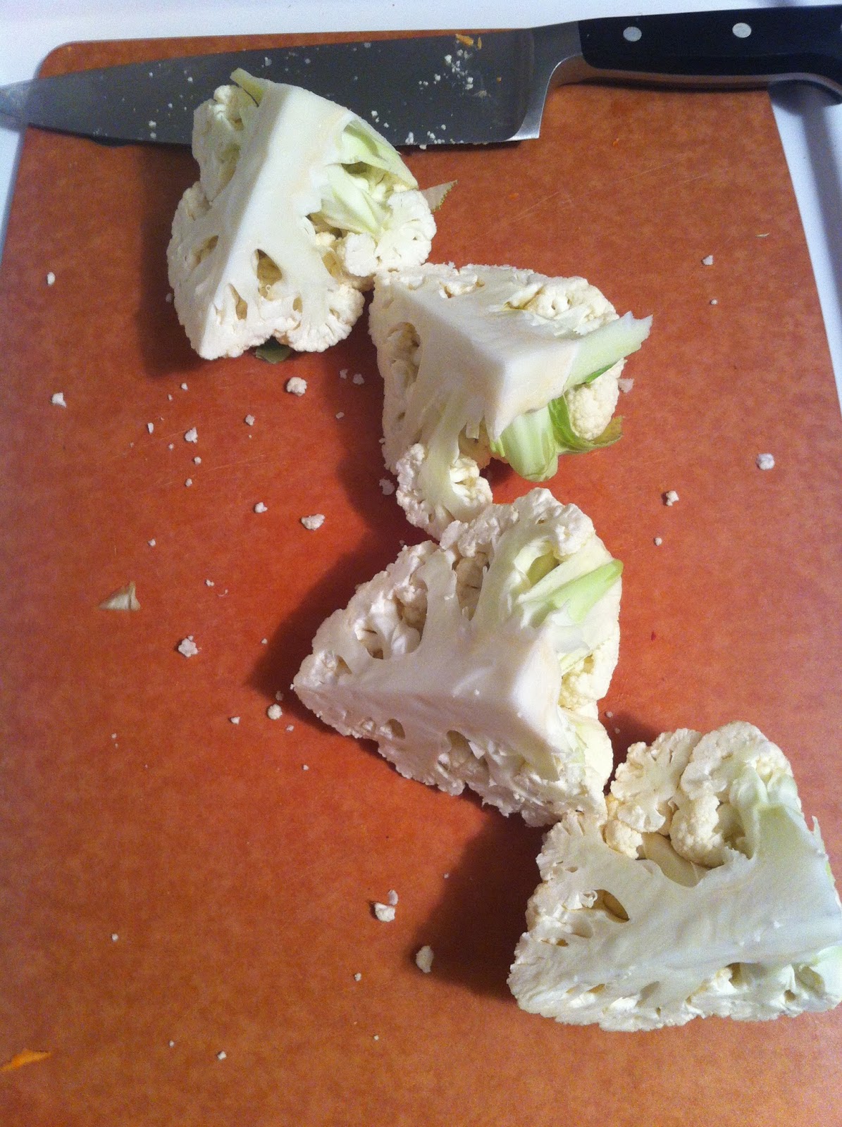 BAKER/MAKER how to cut cauliflower [whatmomtaughtme wednesday]