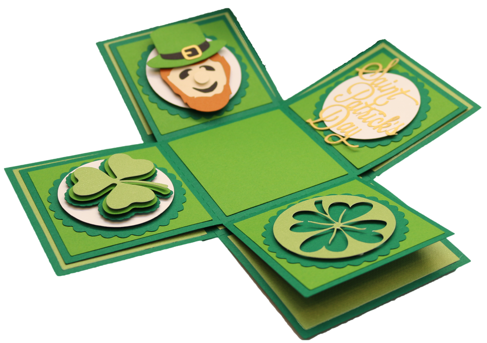 Bits of Paper St. Patrick's Explosion Box Kit