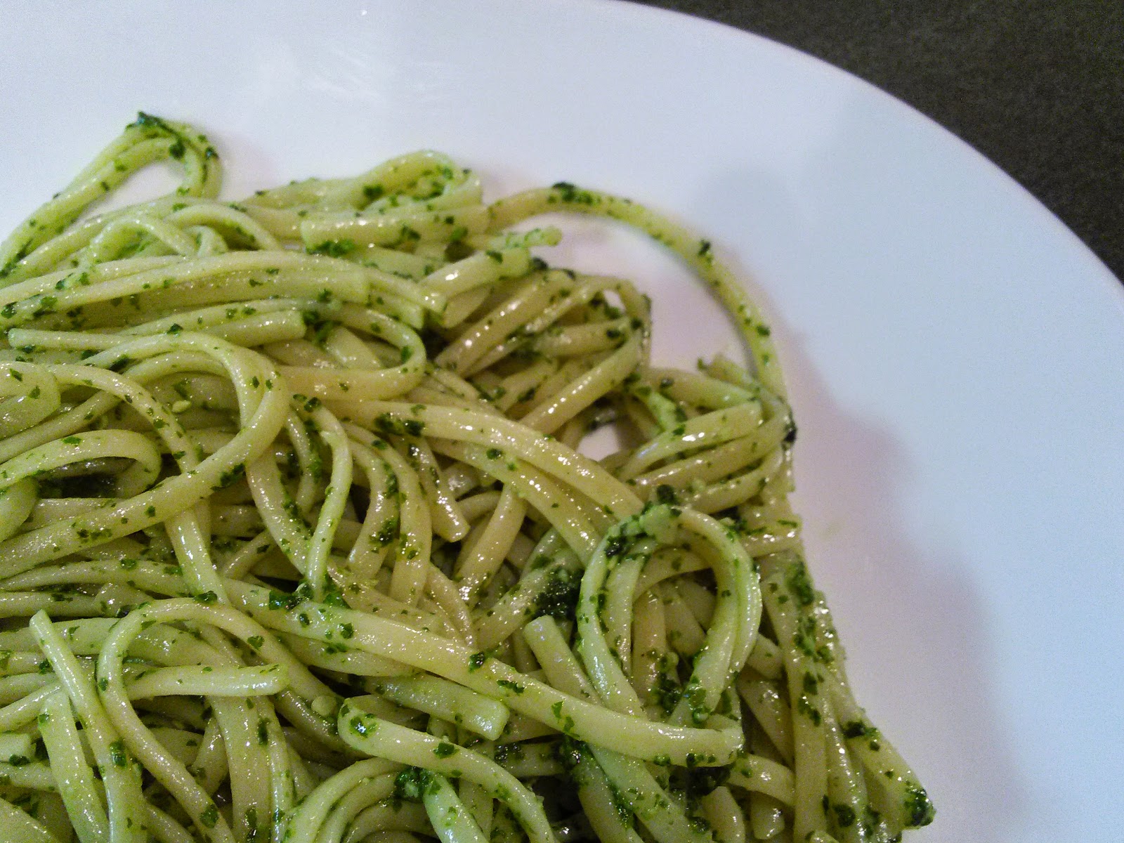 Southern Forager Garlic Mustard Pesto Pasta