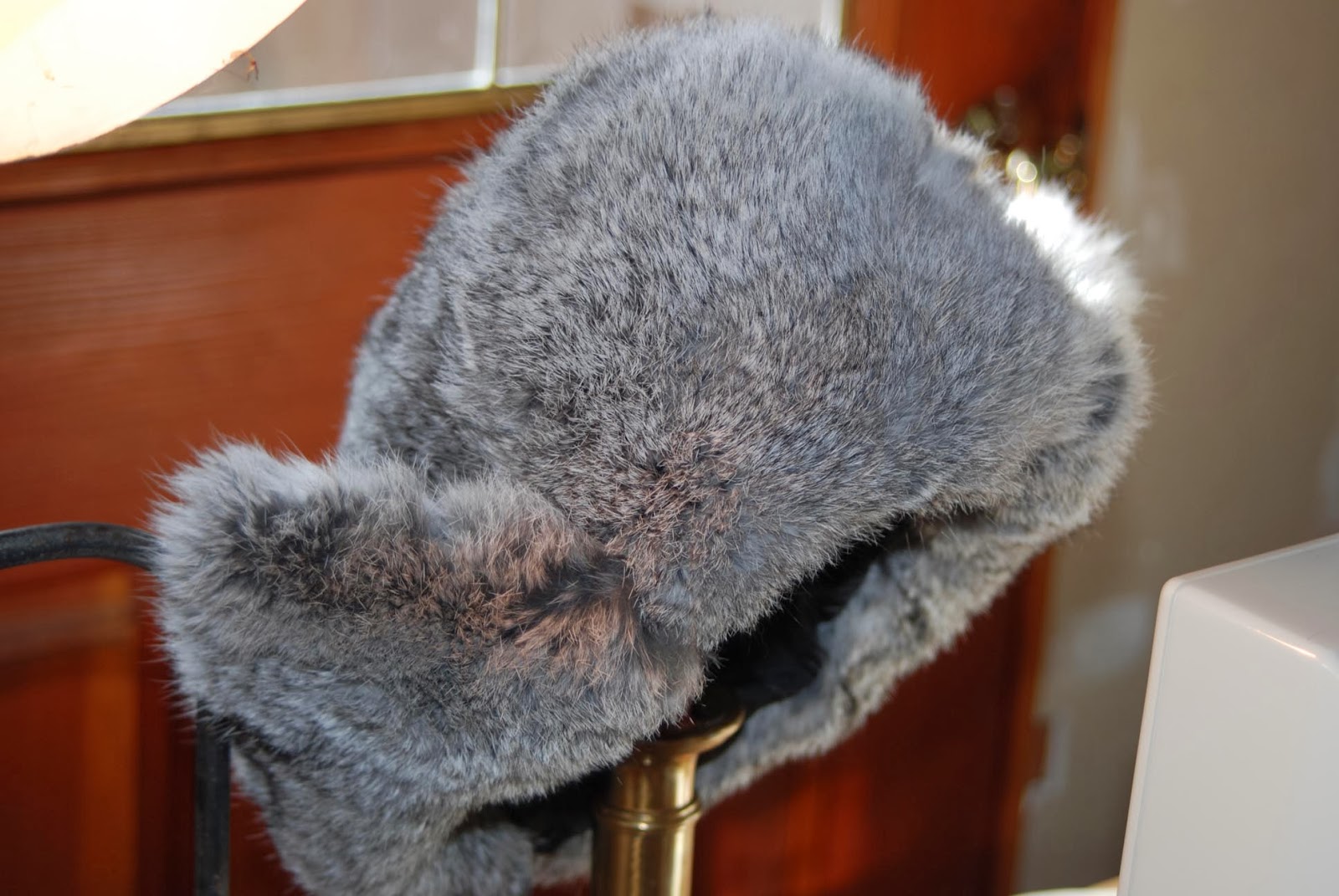 Applegarth Farm Making a Rabbit Fur Hat