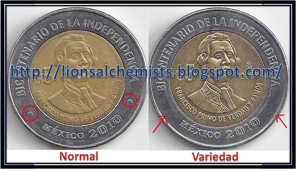Nombres De Las Monedas Del Bicentenario De Mexico