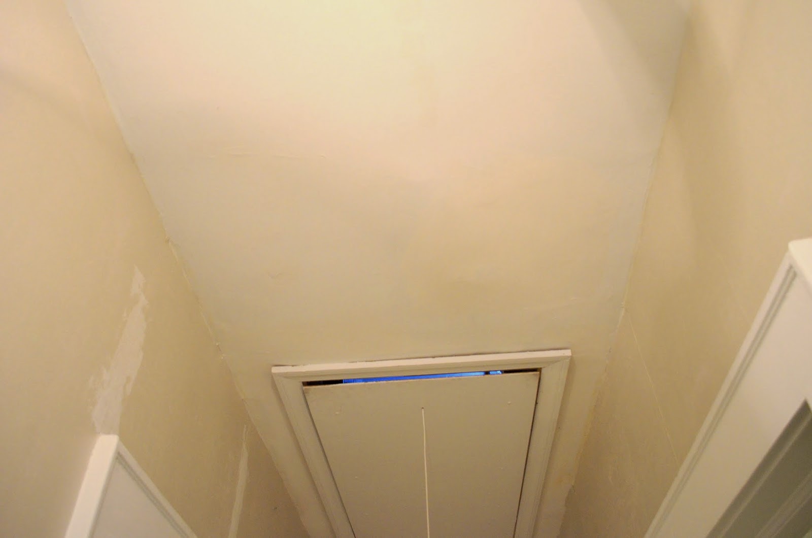 In The Little Yellow House Upstairs Hall Ceiling