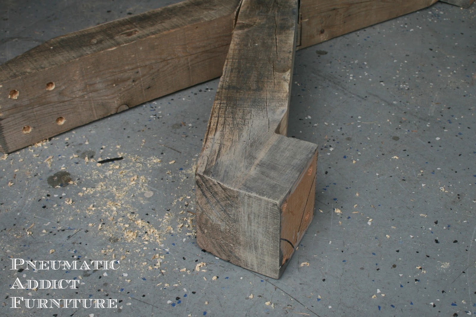 Zinc Top Coffee Table Tutorial Pottery Barn KnockOff Pneumatic Addict