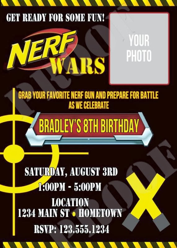 giggle bean nerf war party nerf war flyer