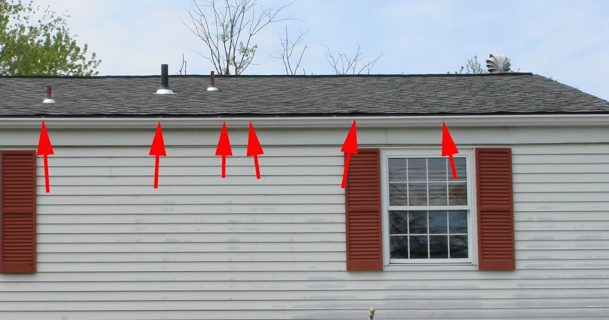 RemodelingProject Uneven roof edge due to uneven edge vent installation.
